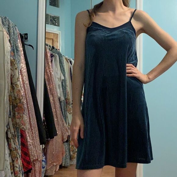 NWT * Ribbed Velvet Slip /Tank Dress* - Picture 8 of 9
